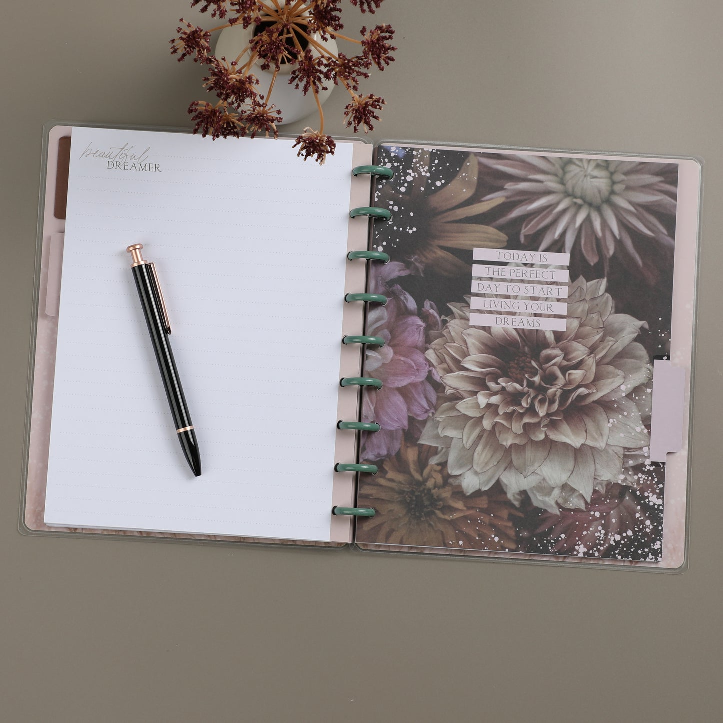 Happy Planner Cuaderno Classic Floral 60hojas