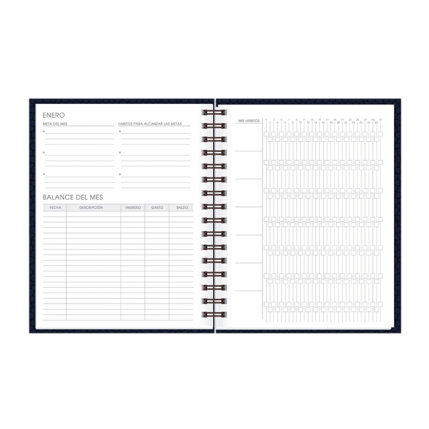 Agenda Organizate 2027 (fucsia)