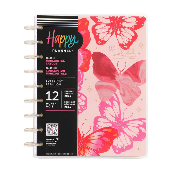 Happy Planner 2024 Classic Butterfly