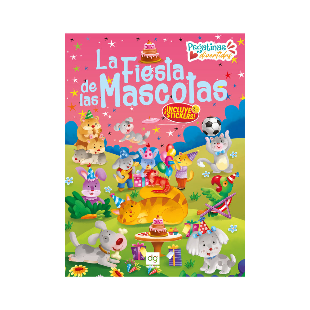 Historias Pegatinas divertidas La fiesta de las mascotas