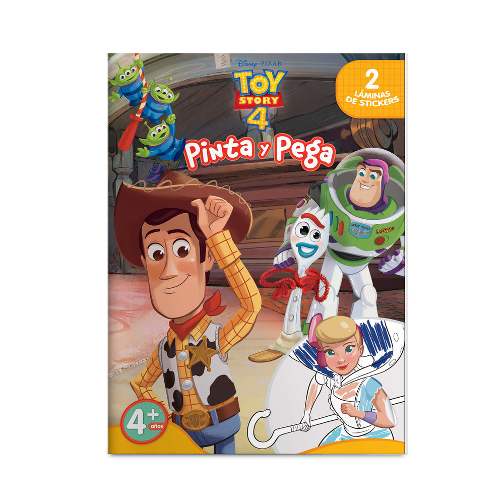 Toy Story 4 Pinta y pega