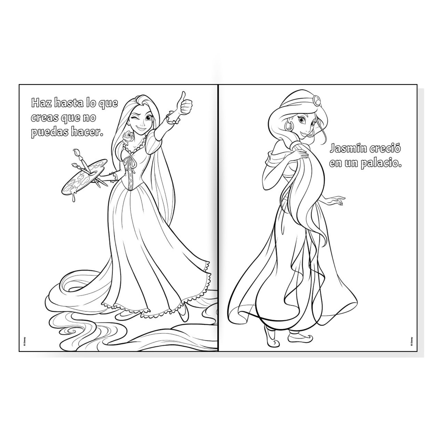 Princesas Pinta y Diviértete