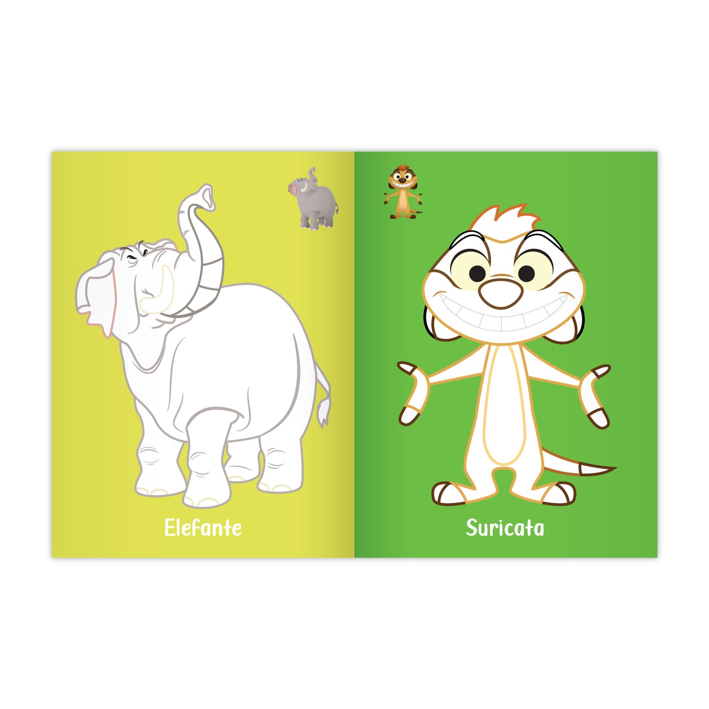 Mi primer coloreo "Animales de la selva"