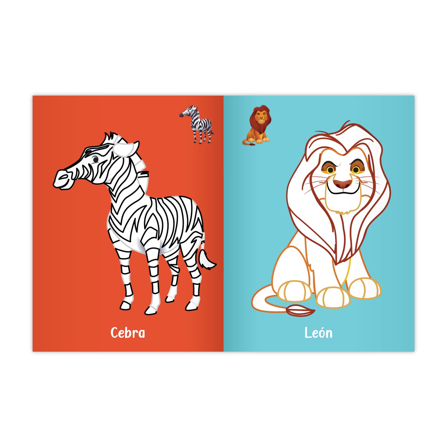 Mi primer coloreo "Animales de la selva"