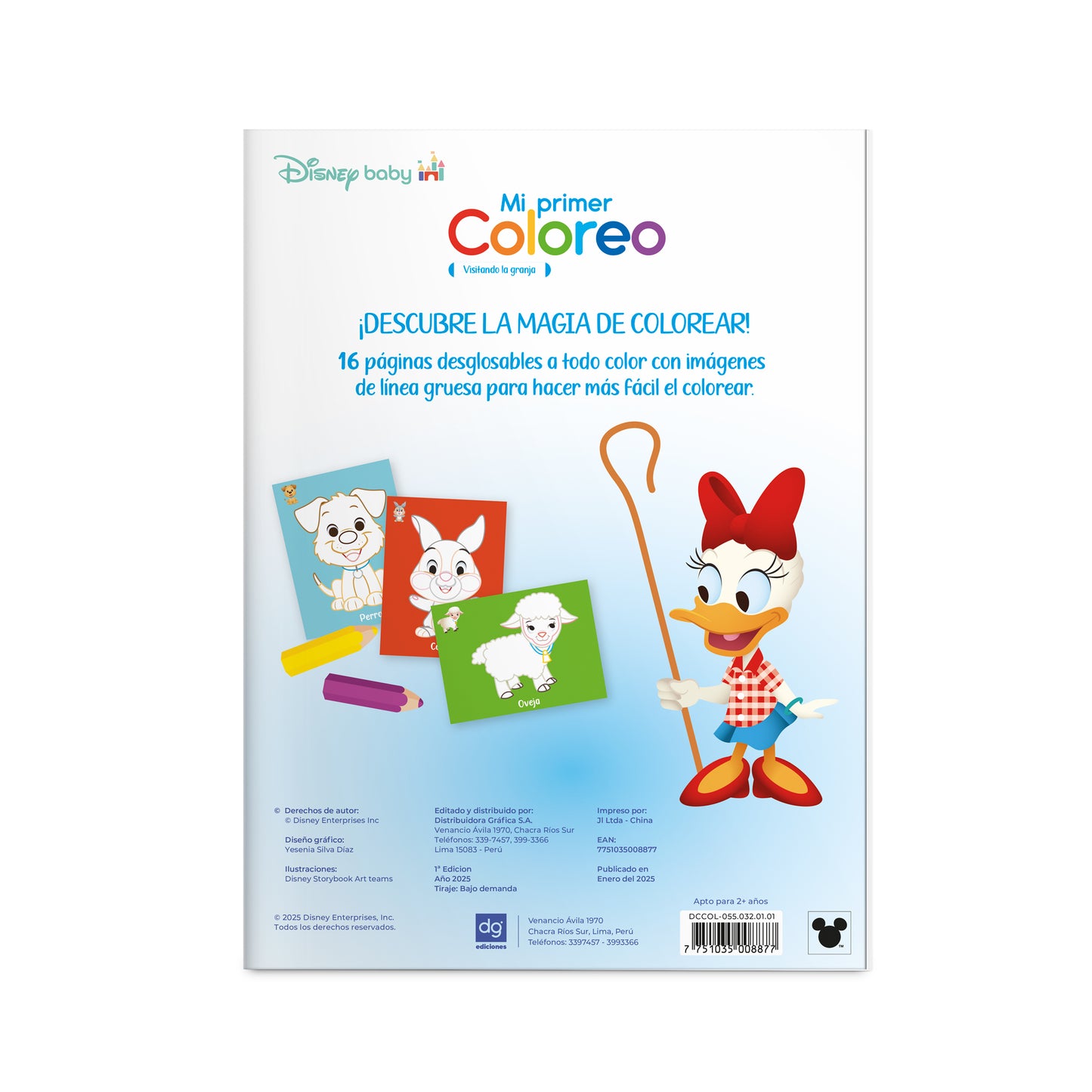 Mi primer coloreo "Visitando la granja"