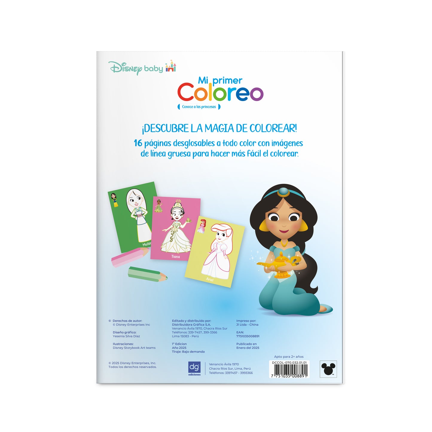 Mi primer coloreo "Conoce a las princesas"