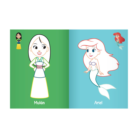 Mi primer coloreo "Conoce a las princesas"