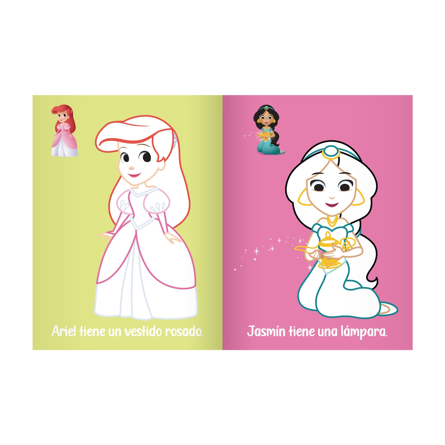 Mi primer coloreo "Conoce a las princesas"