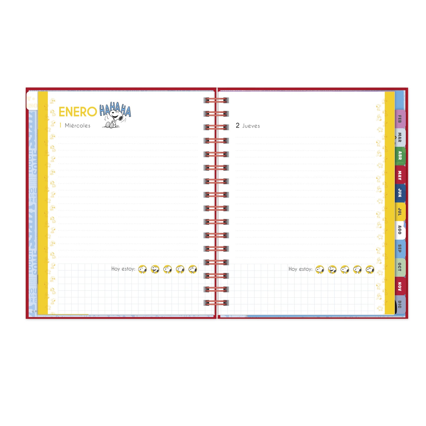 Agenda 2025 Snoopy Aniversario
