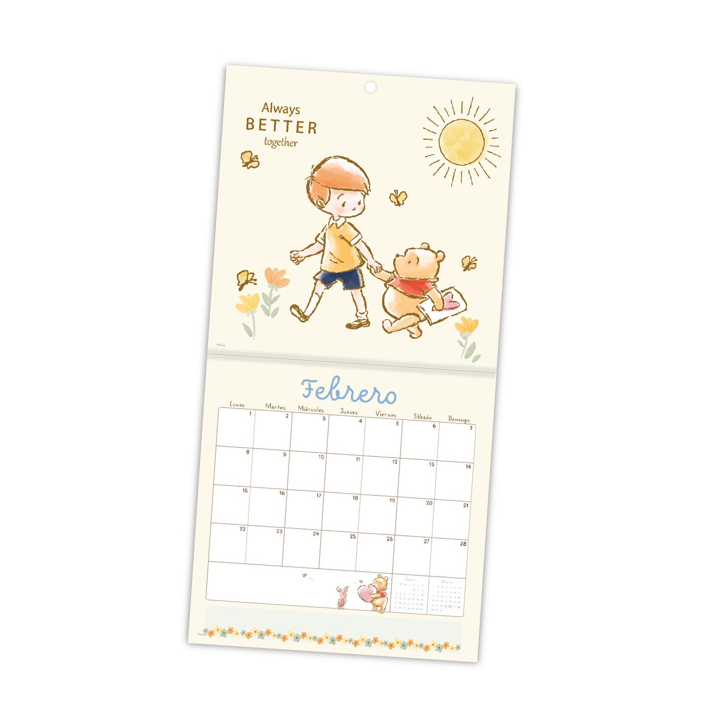 Calendario de Pared 2027 Winnie Pooh
