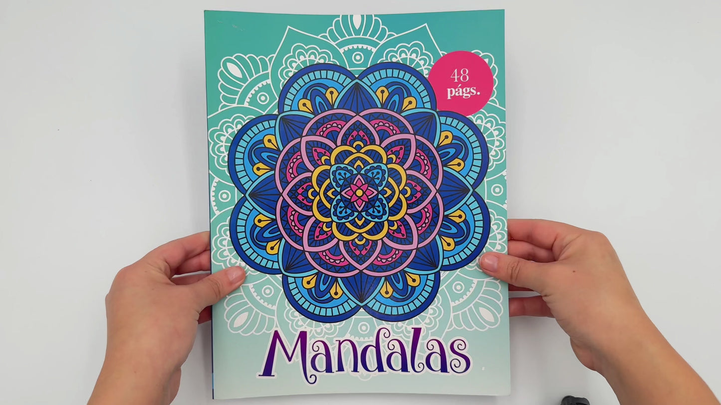 Cargar y reproducir el video en el visor de la galería, Mandalas medita y colorea
