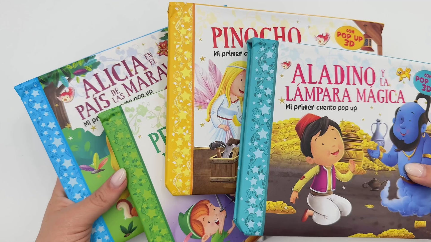 Cargar y reproducir el video en el visor de la galería, Cuento Pop Up Alicia en el país de las maravillas
