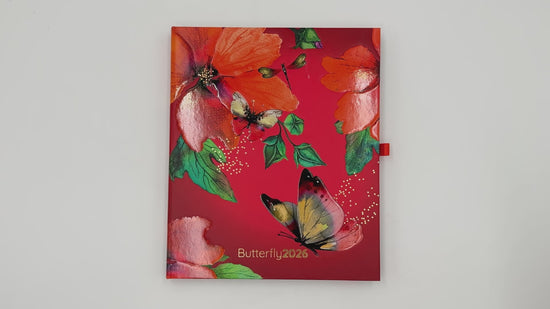 Cargar y reproducir el video en el visor de la galería, Agenda PP 2026 Butterfly semanal empastada
