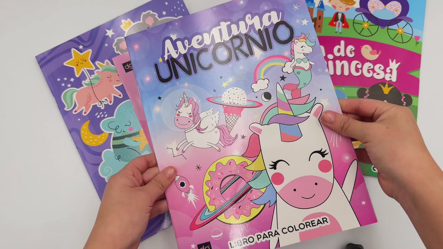 Cargar y reproducir el video en el visor de la galería, Colorea niñas estrellas en el cielo
