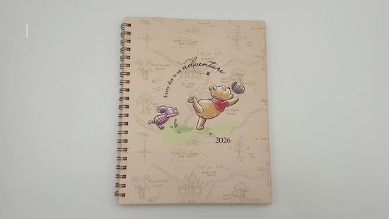 Cargar y reproducir el video en el visor de la galería, Brief Planner 2026 Winnie Pooh

