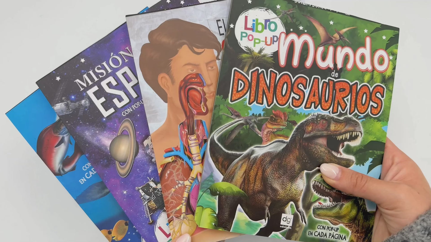 Cargar y reproducir el video en el visor de la galería, Pop up Mundo de dinosaurios
