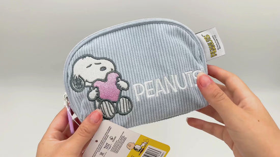 Cargar y reproducir el video en el visor de la galería, NECESER SNOOPY celeste
