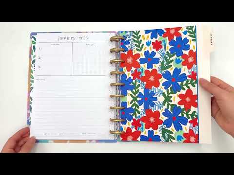 Cargar y reproducir el video en el visor de la galería, Happy Planner 2025 Classic Joy
