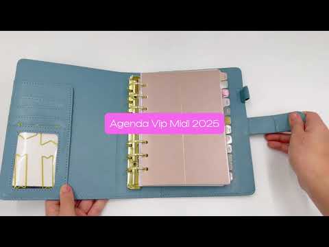 Cargar y reproducir el video en el visor de la galería, Agenda 2025 Vip Midi-Celeste
