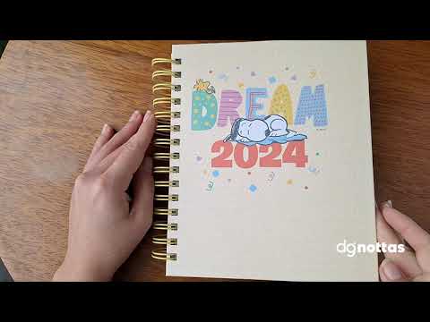 Cargar y reproducir el video en el visor de la galería, Agenda 2024 Snoopy - Amarillo

