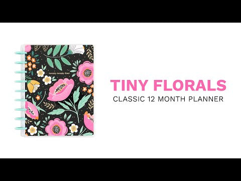 Cargar y reproducir el video en el visor de la galería, Happy Planner 2024 Classic Floral
