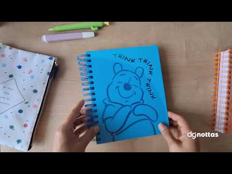 Cargar y reproducir el video en el visor de la galería, Cuaderno A5 Disney Iconic Pooh celeste

