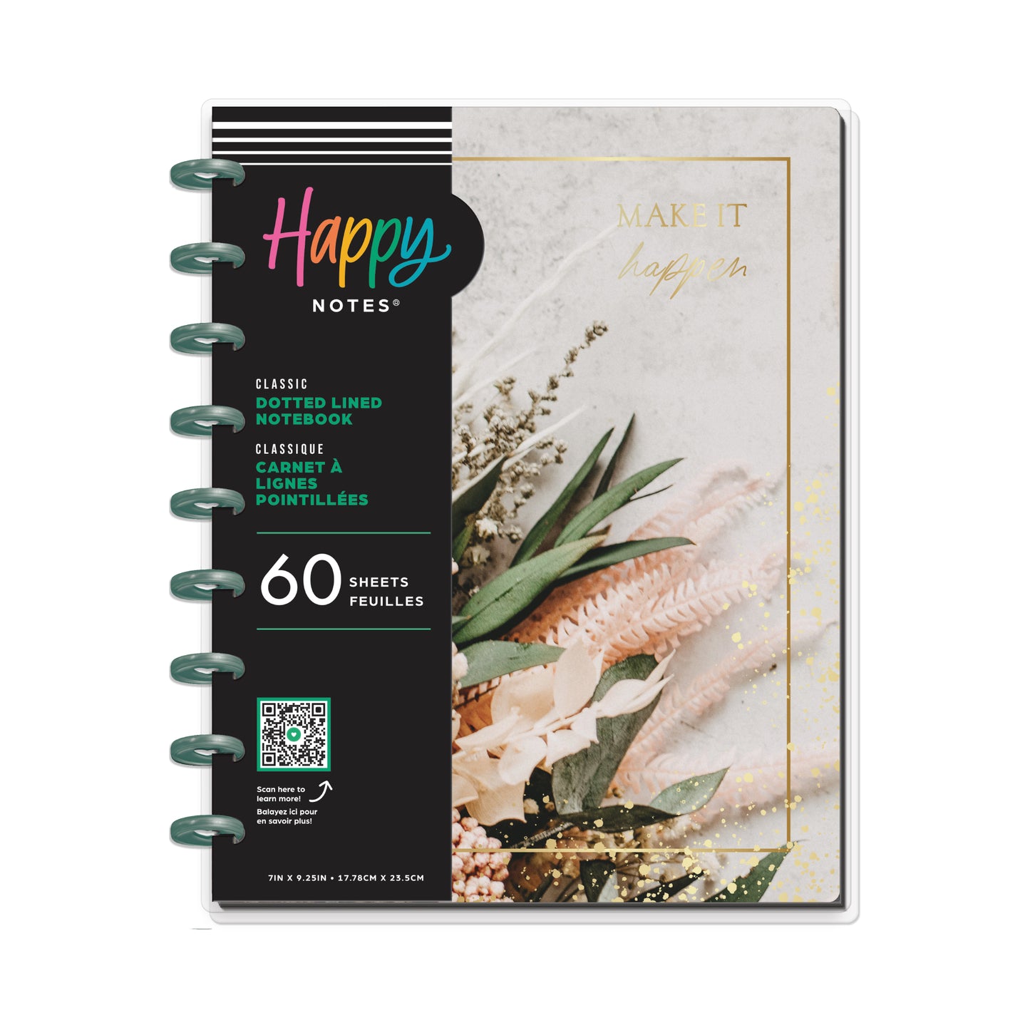 Happy Planner Cuaderno Classic Floral 60hojas