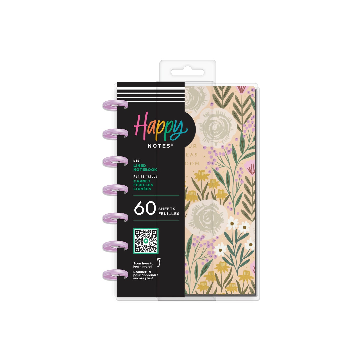 Happy Planner Cuaderno Mini Bloom 60hojas