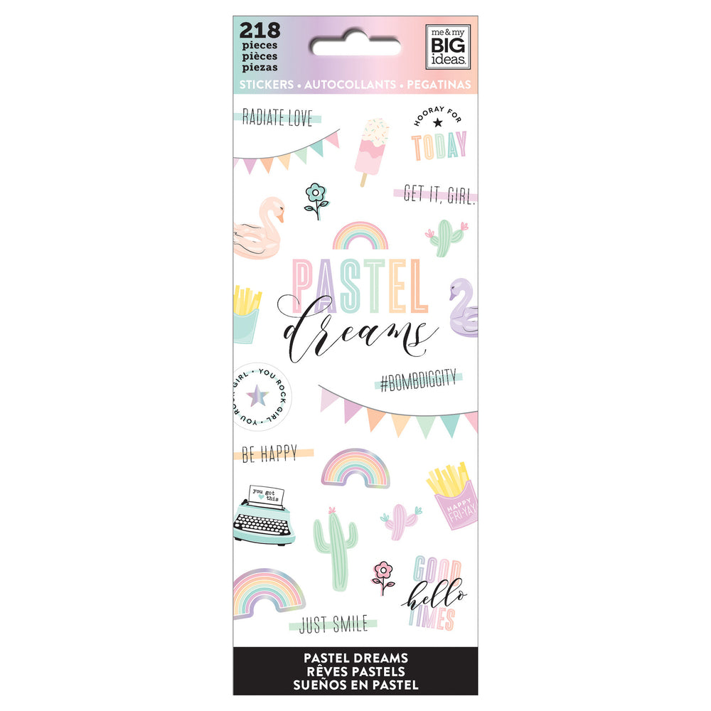 HP STICKERS DREAMS 8P - pastel dreams